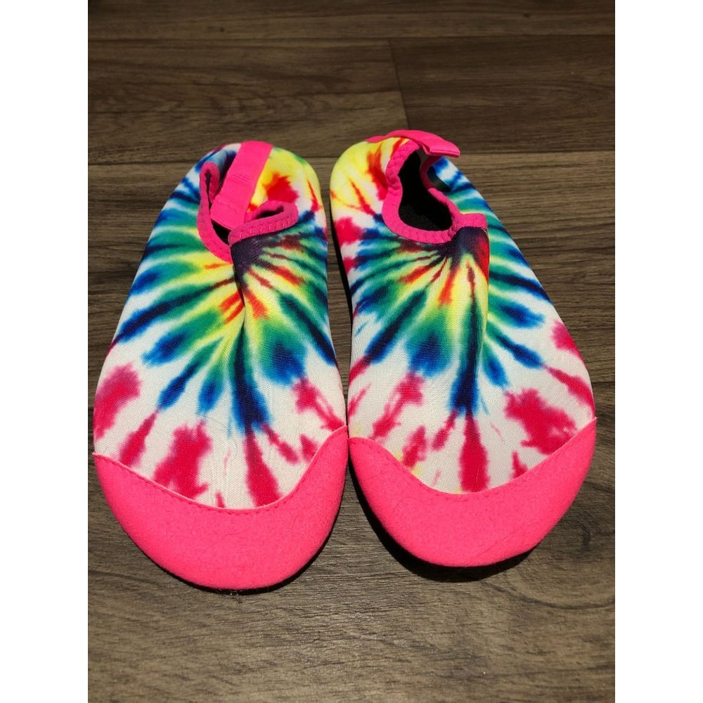Kids Water Shoes Tie Dye Aqua Ultra-light & breathable SIZE (3-3.5) 34/35